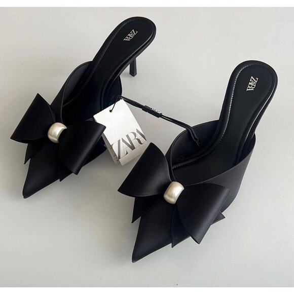 ZARA Embellished Heels NWT - Picture 8 of 16